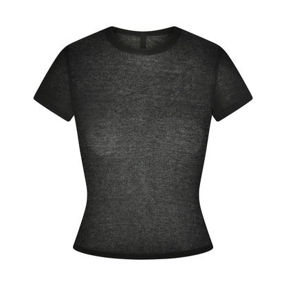 Sheer Rib T-shirt