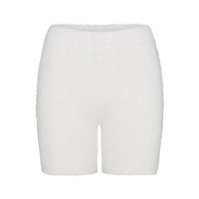 FUZZY KNITS CROP TOP AND SHORT SET | MARBLE