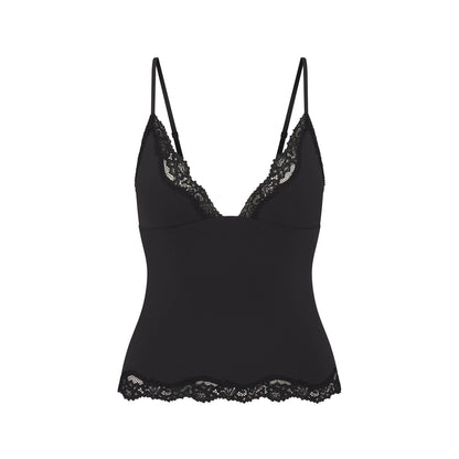 Fits Everybody Lace Triangle Cami and Boy Short Set