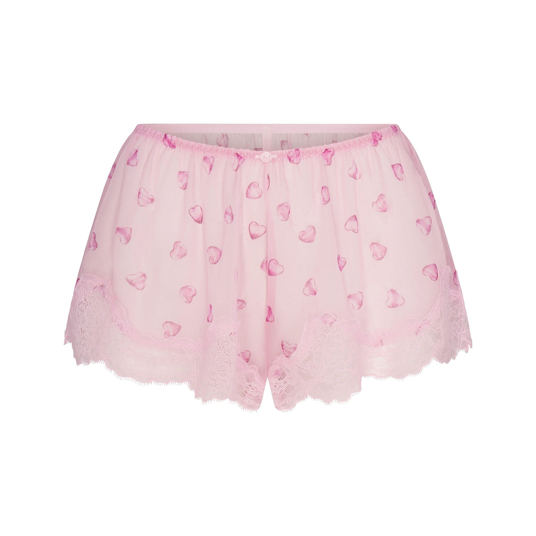 SKIMS ROMANCE LACE CAMI AND SHORT SET | CHERRY BLOSSOM BALLOON PRINT