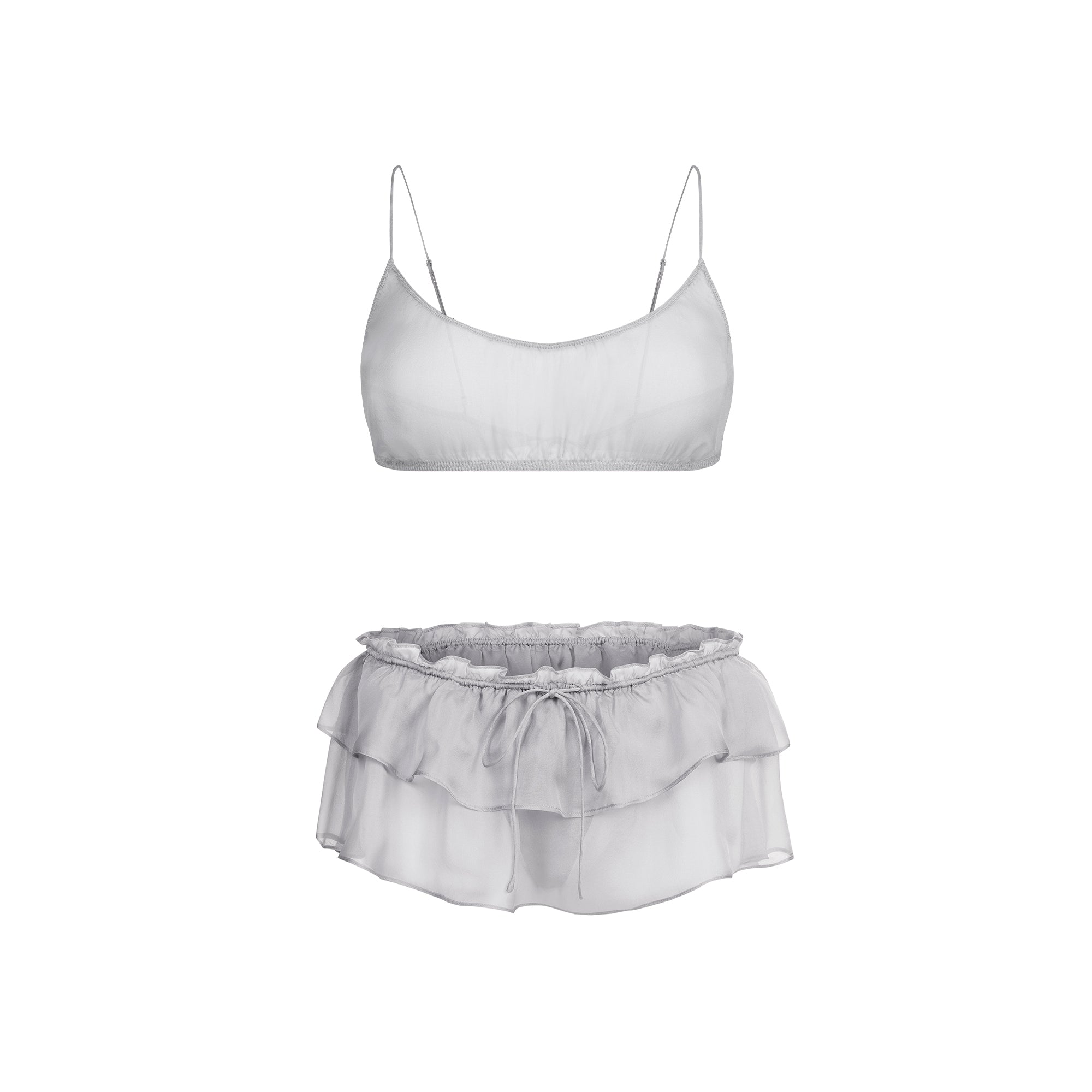 SKIMS ROMANCE BRALETTE AND SKIRT SET | MIRROR