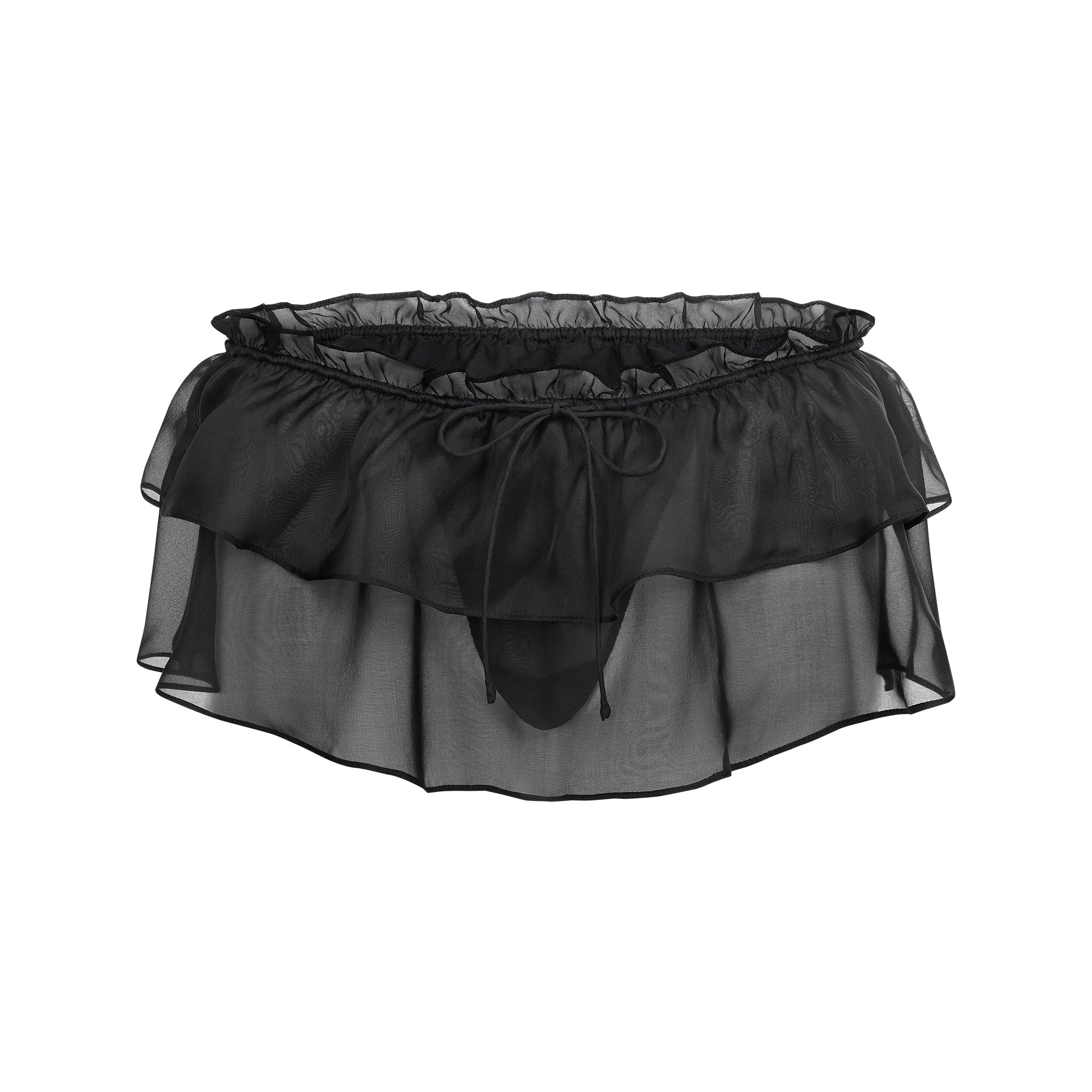 SKIMS ROMANCE BRALETTE AND SKIRT SET | OBSIDIAN