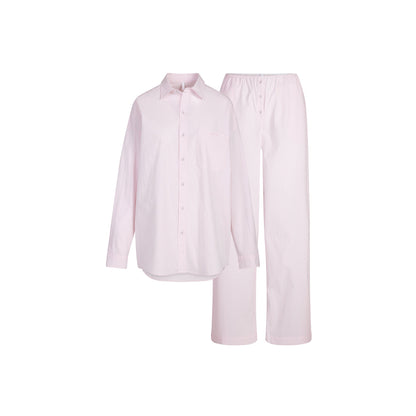 Cotton Poplin Oversized Sleep Set