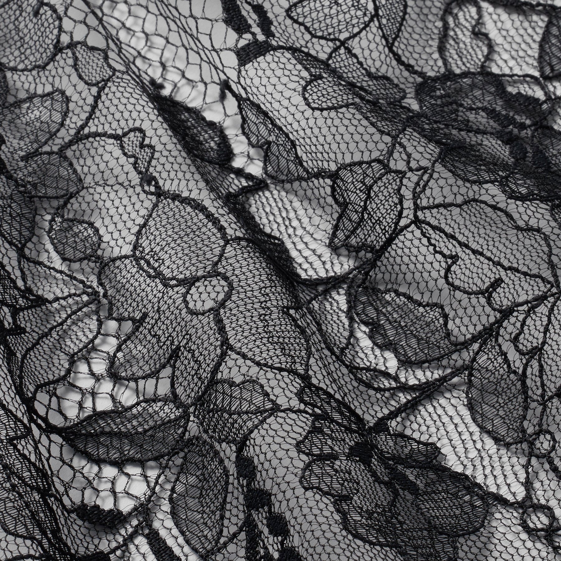 ULTRA FINE LACE BRALETTE AND SHORT SET | ONYX