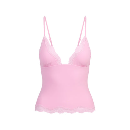 Fits Everybody Lace Triangle Cami and Boy Short Set