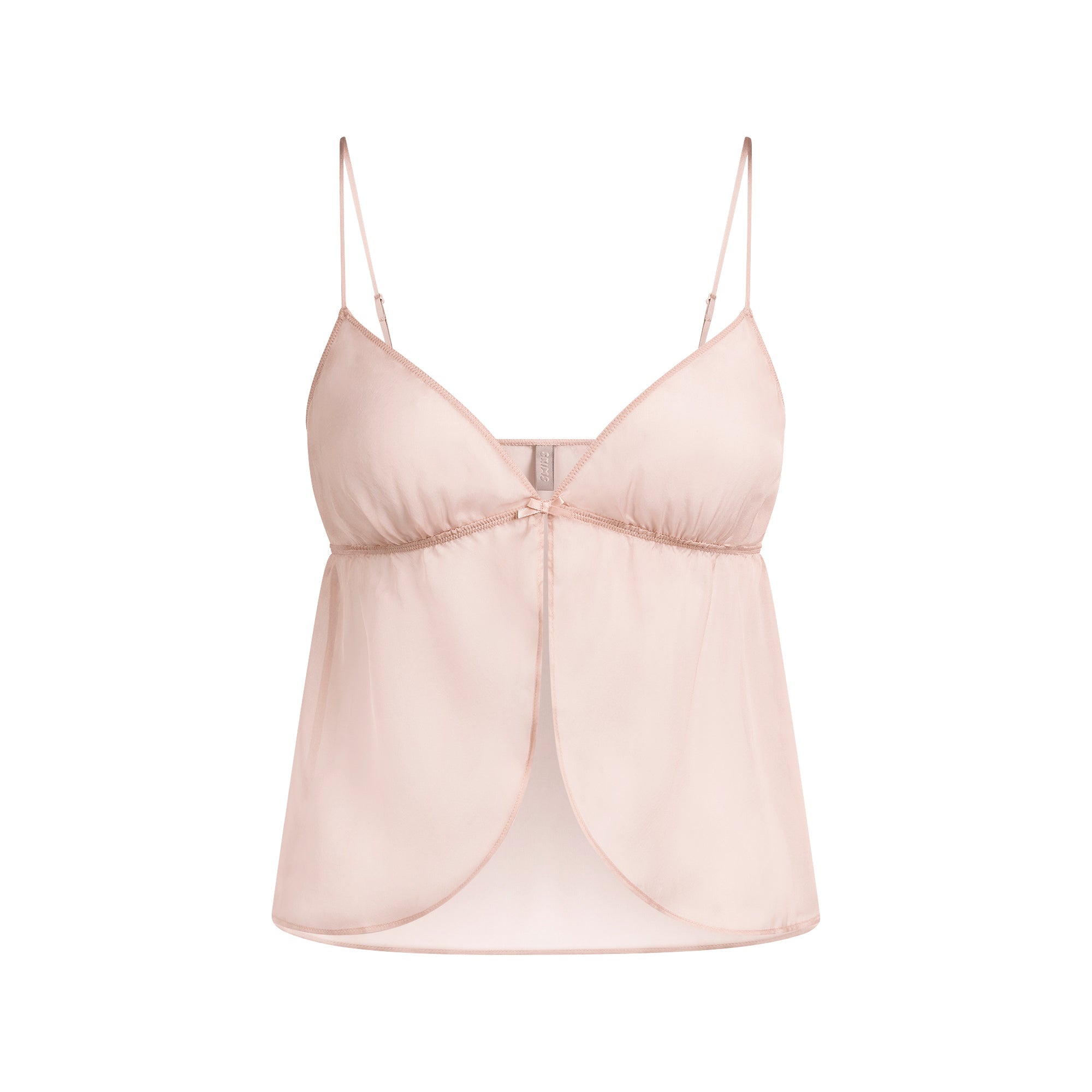 SKIMS ROMANCE BABYDOLL TOP | LIGHT FAWN