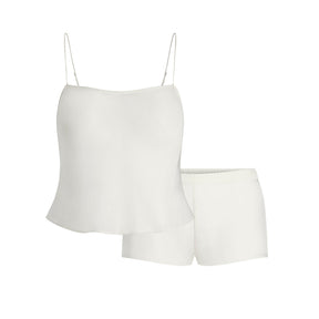 SKIMS ROMANCE CAMI AND SHORT SET | IVORY