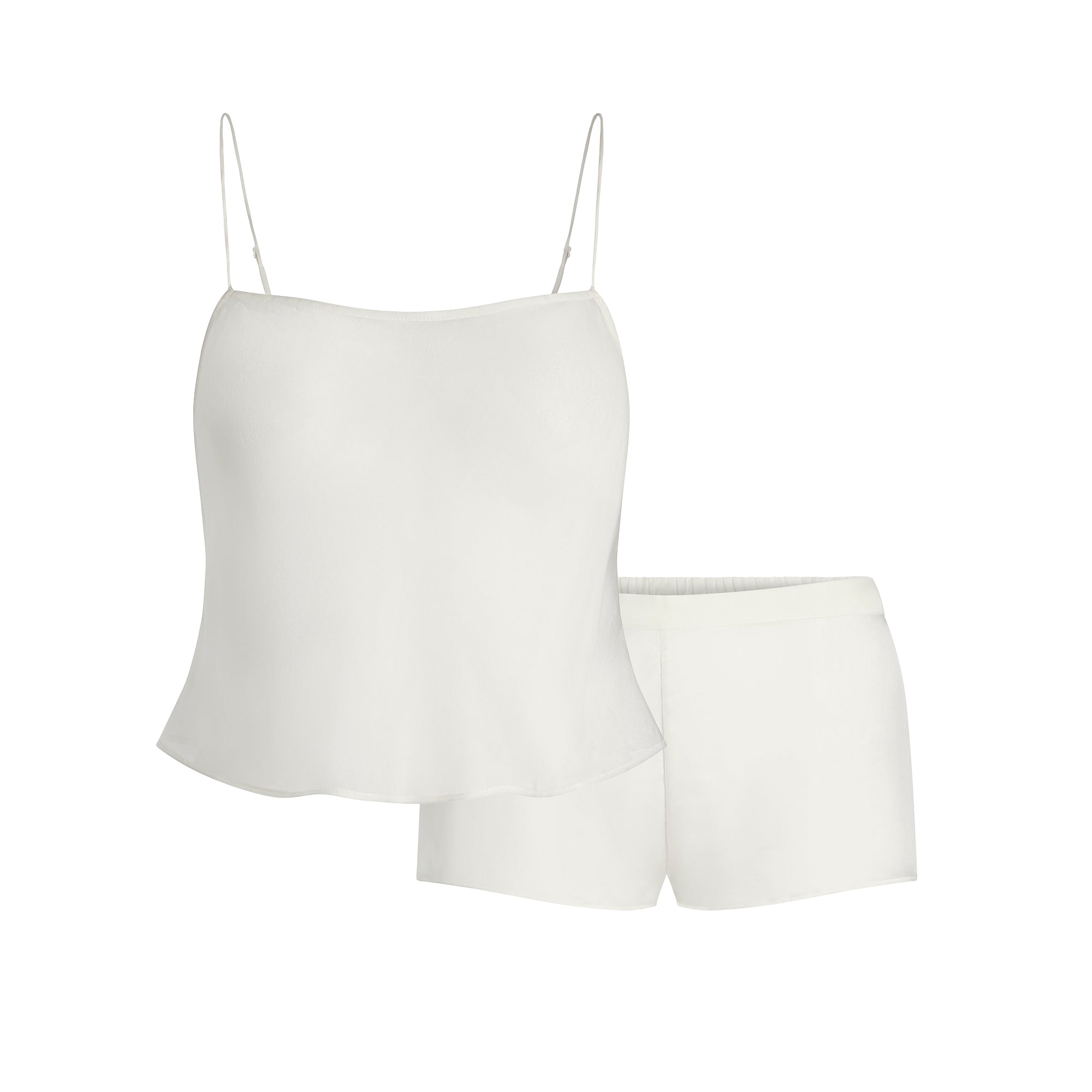 SKIMS ROMANCE CAMI AND SHORT SET | IVORY