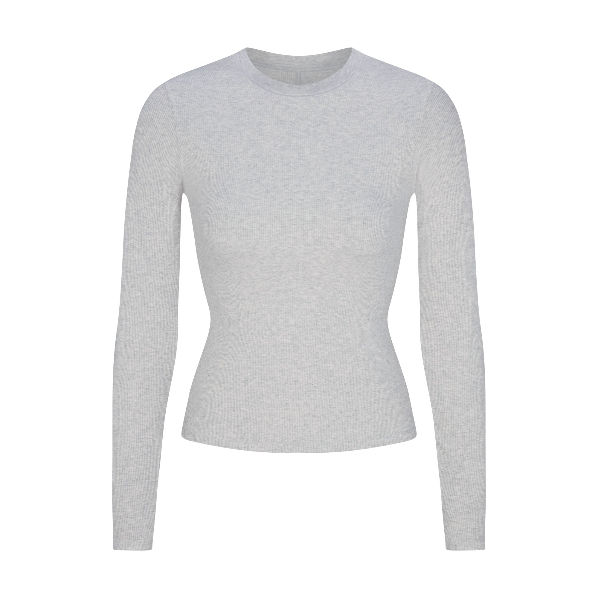 Cotton Rib Long Sleeve T-shirt