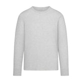 WAFFLE MENS LONG SLEEVE T-SHIRT | LIGHT HEATHER GREY