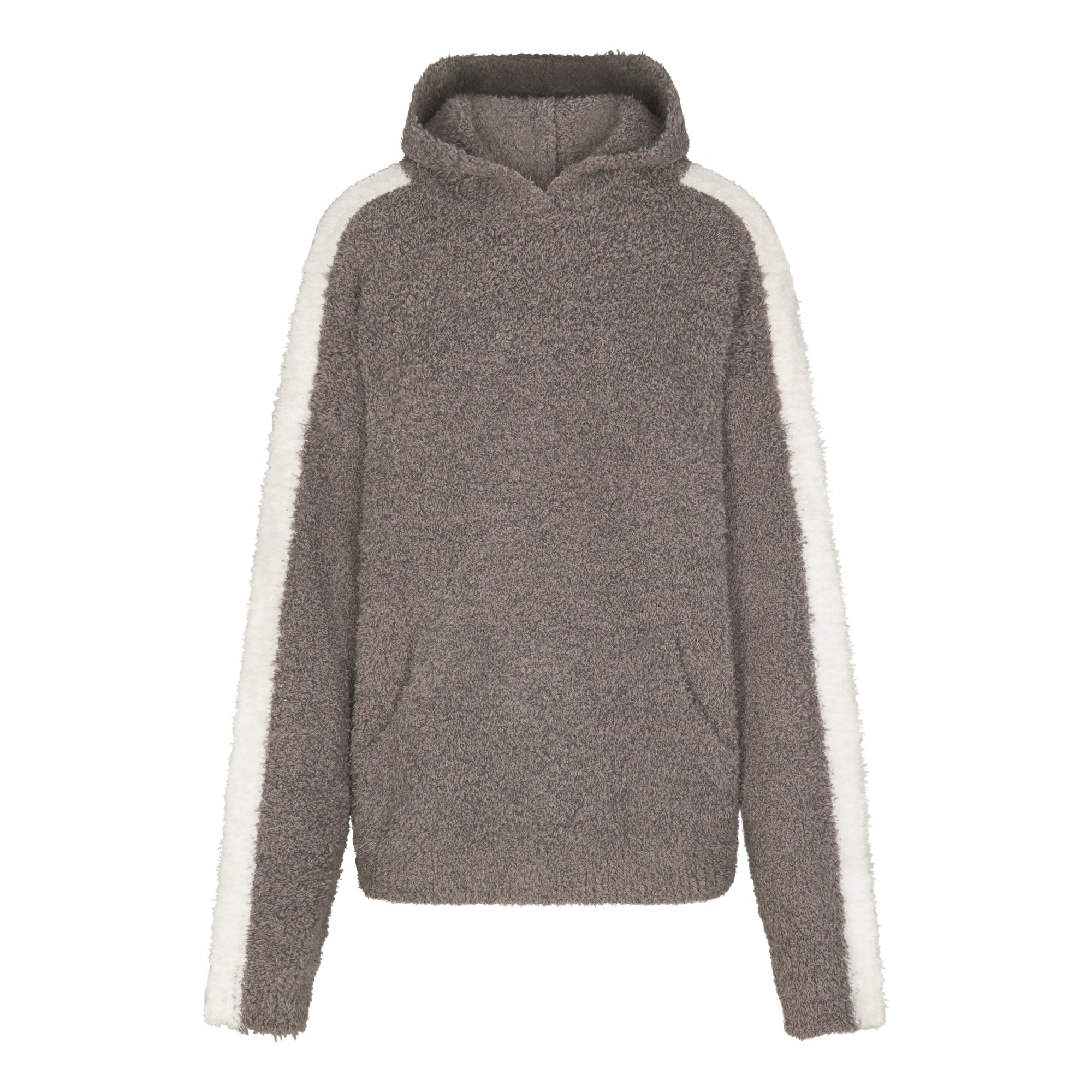 COZY KNIT UNISEX HOODIE | GREY CHALK MULTI