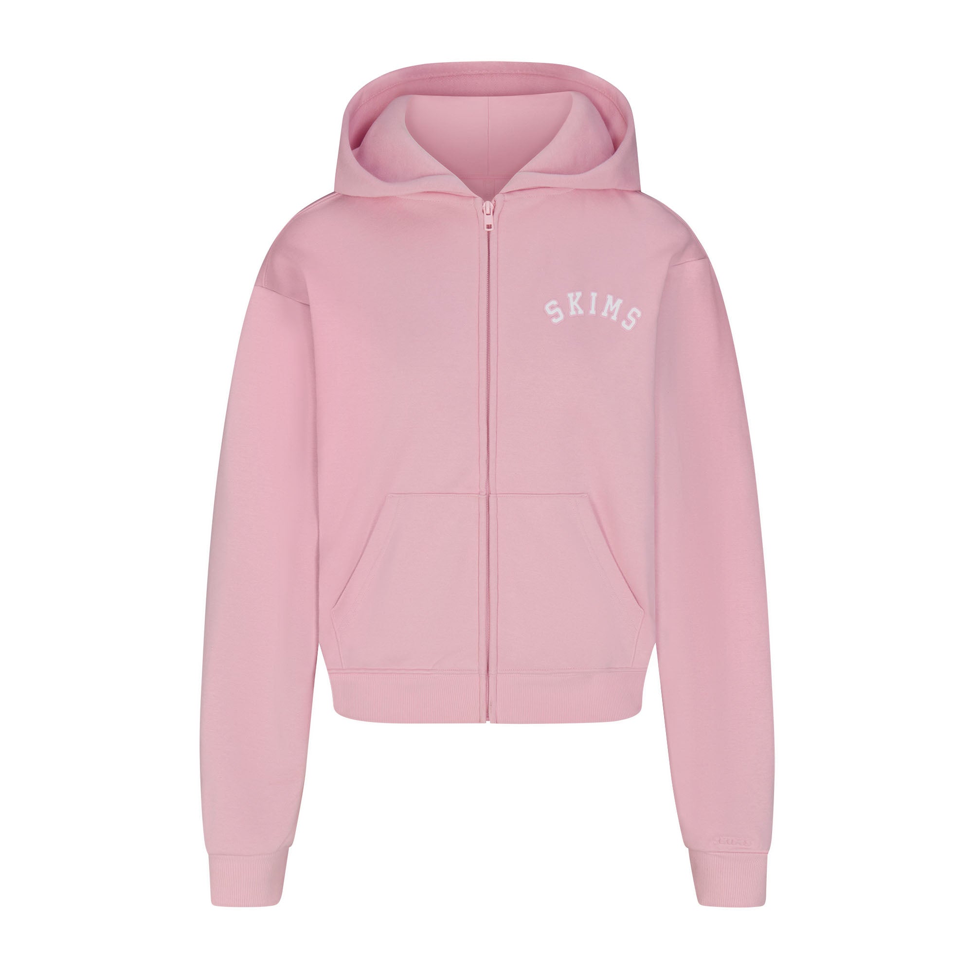 Cotton Fleece Logo Classic Zip Up Hoodie