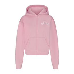 Cotton Fleece Logo Classic Zip Up Hoodie