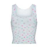 SOFT LOUNGE TANK | CLOUD CANDY HEART PRINT