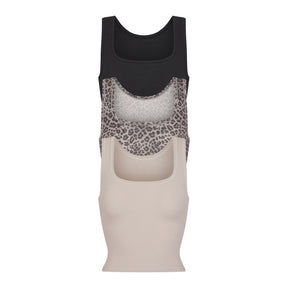 COTTON RIB TANK 3-PACK | SNOW LEOPARD MULTI