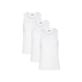 SKIMS STRETCH MENS TANK 3-PACK | CHALK
