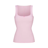 FITS EVERYBODY PICOT SCOOP NECK TANK | CHERRY BLOSSOM TONAL