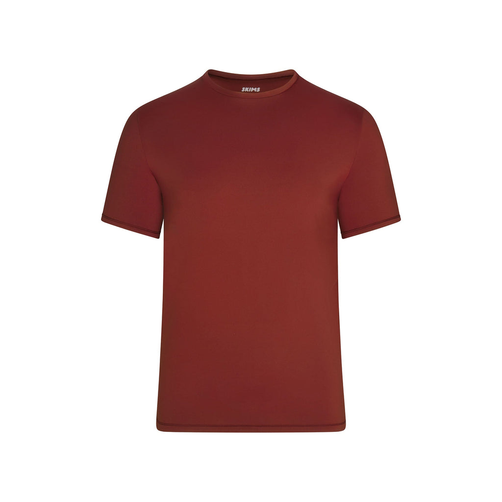 SKIMS FLEX MENS T-SHIRT | SANGRIA