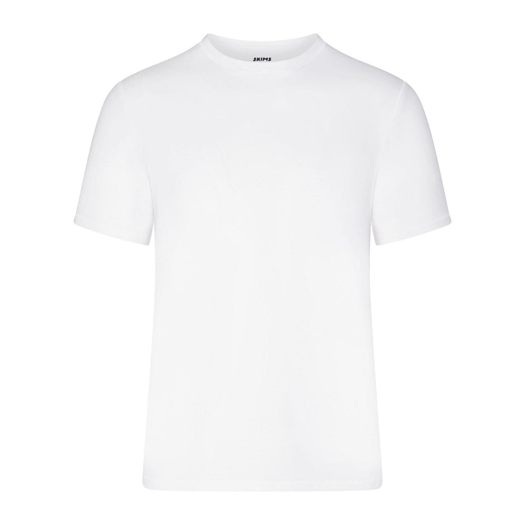 SKIMS STRETCH MENS T-SHIRT 3-PACK | CHALK