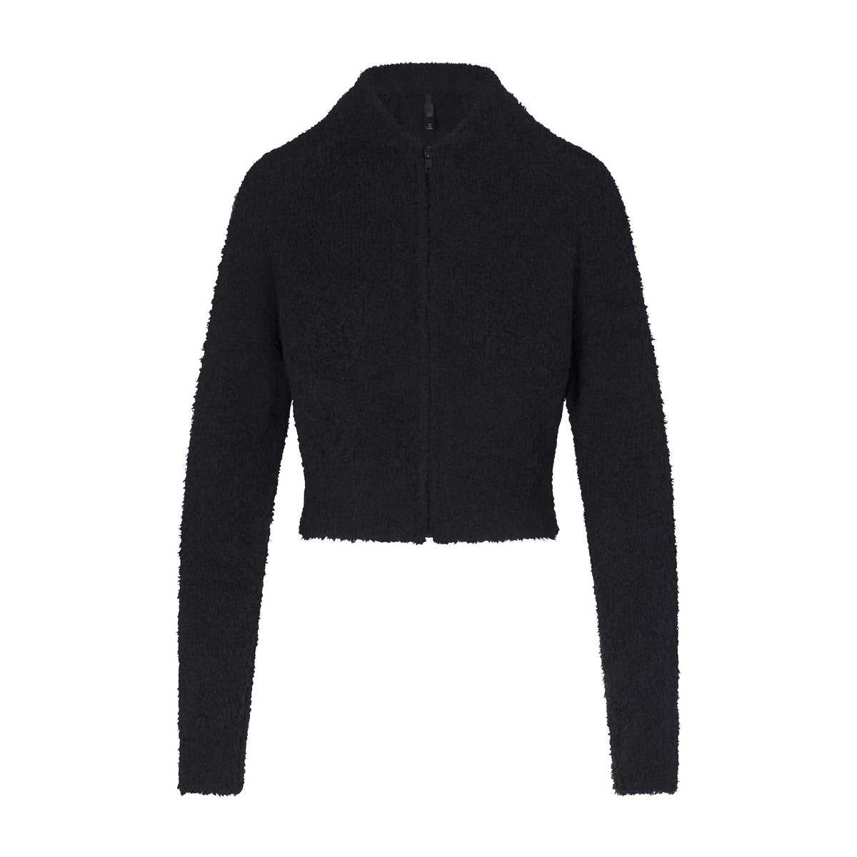 COZY KNIT ZIP UP | ONYX