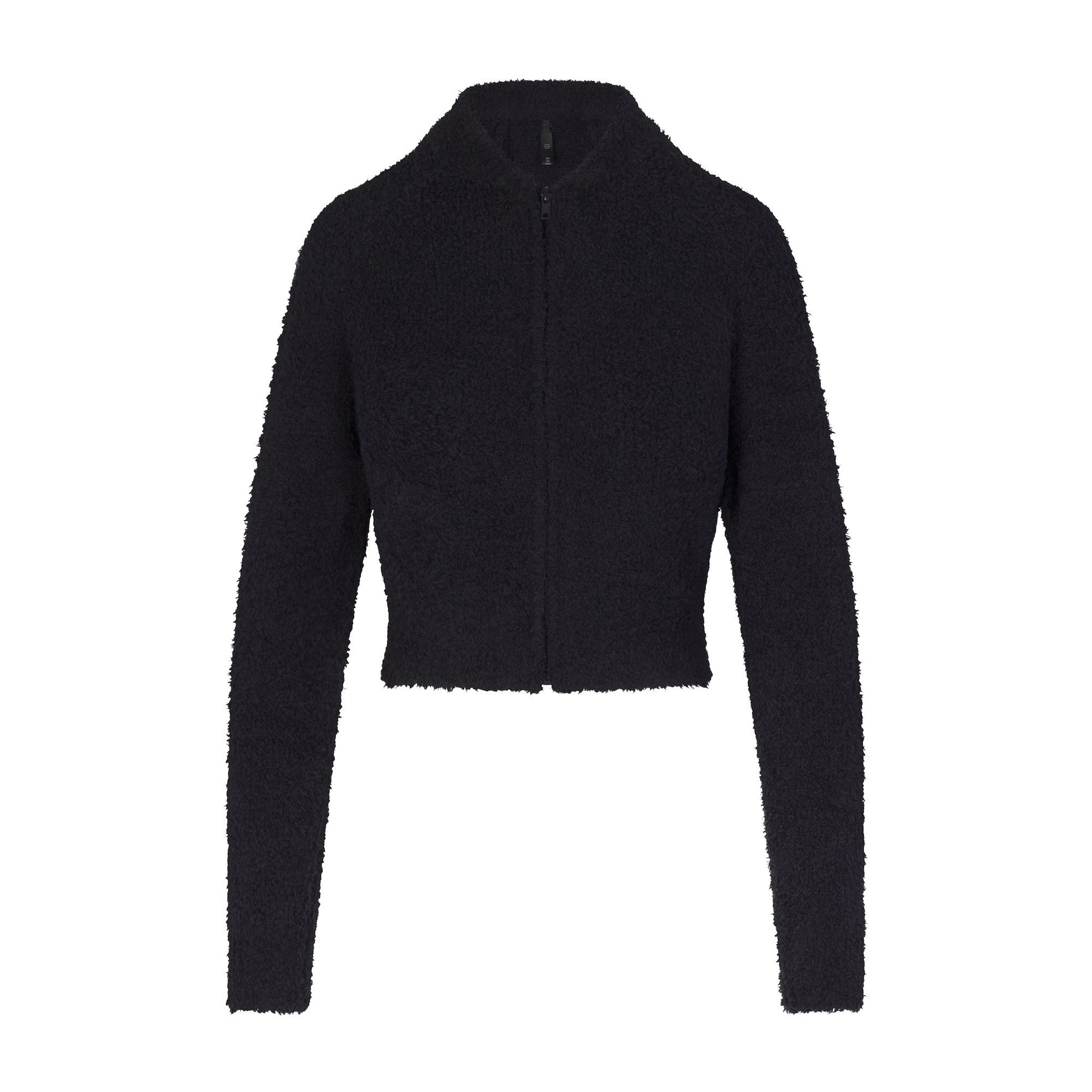 COZY KNIT ZIP UP | ONYX