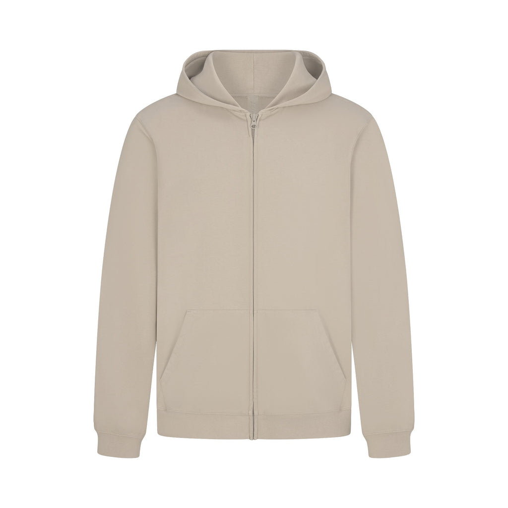 JERSEY LOUNGE MENS ZIP UP HOODIE | SHALE