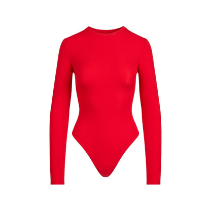 Fits Everybody Long Sleeve Crew Neck Bodysuit
