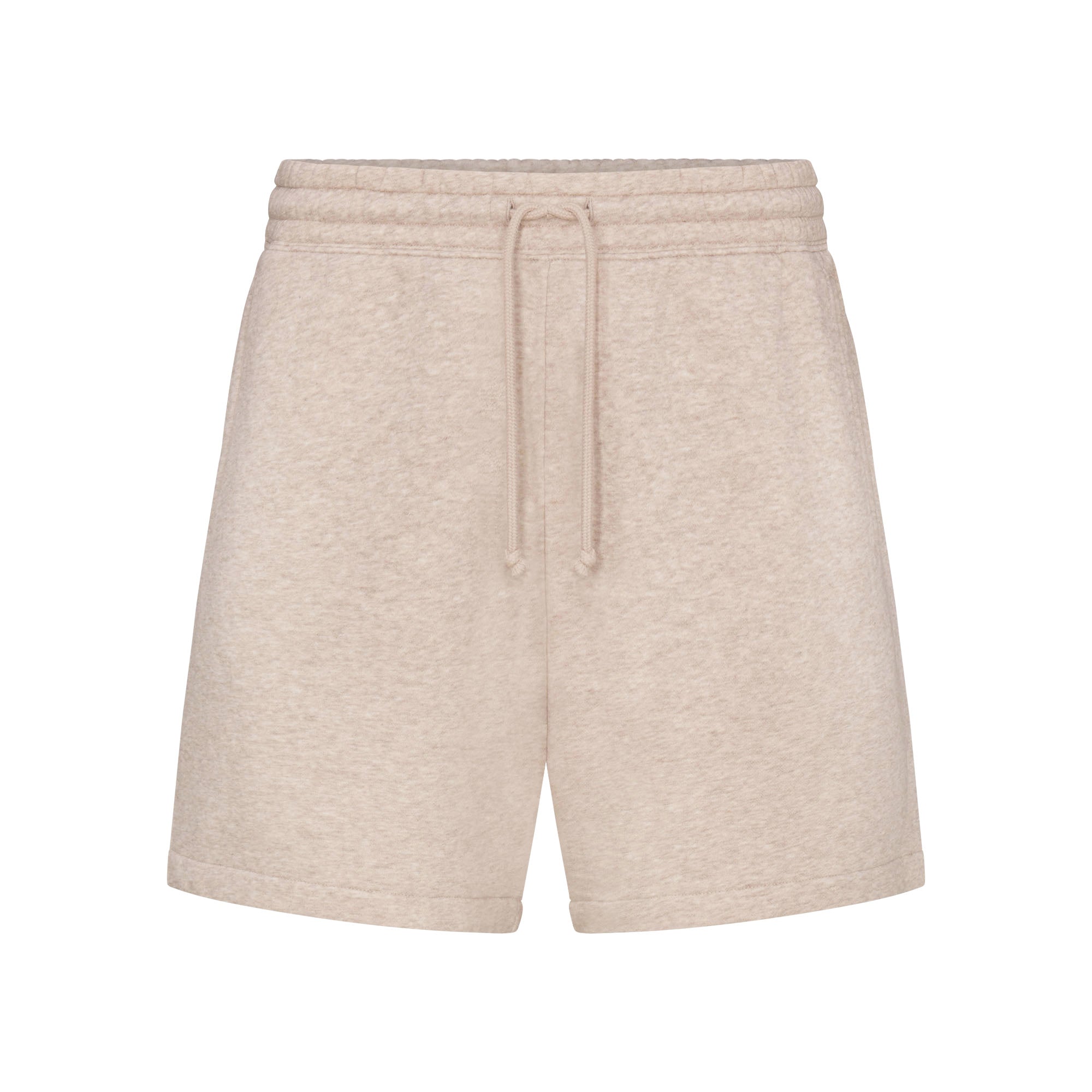 FLEECE LOUNGE MENS RELAXED SHORT | DESERT HEATHER