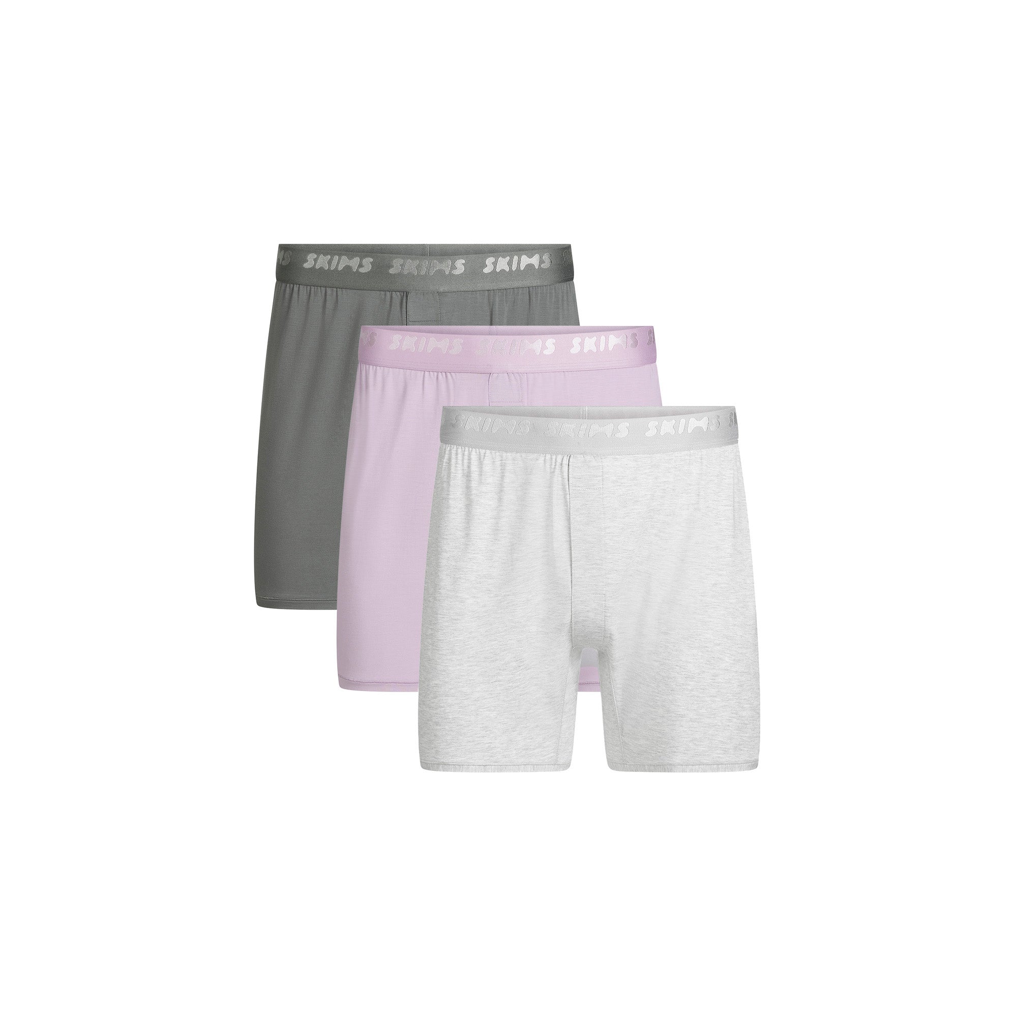 SKIMS STRETCH MENS KNIT BOXER 3-PACK | MELROSE MULTI