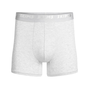 SKIMS STRETCH MENS 3" BOXER BRIEF | LIGHT HEATHER GREY