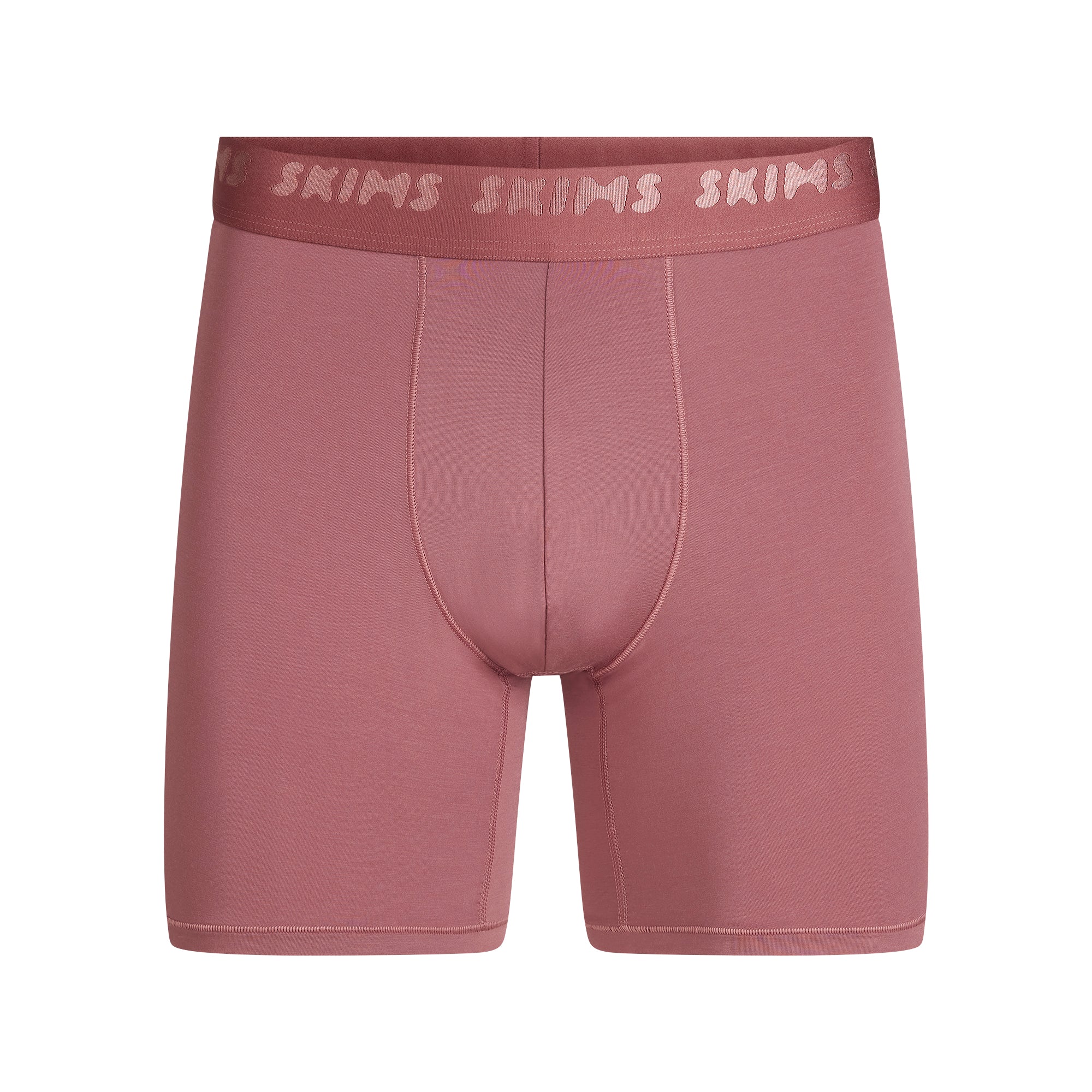 SKIMS STRETCH MENS 5" BOXER BRIEF | CORDOVAN