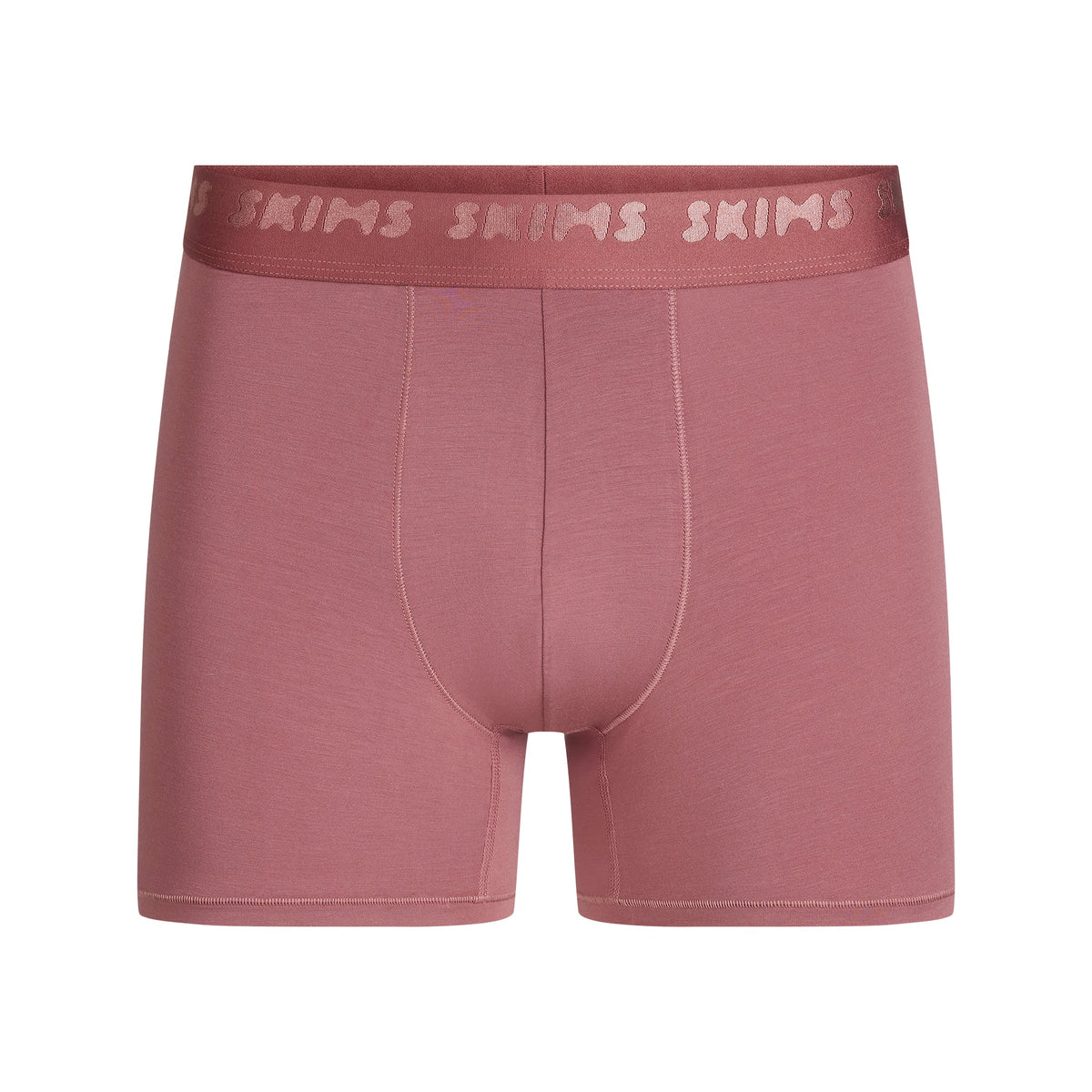 SKIMS STRETCH MENS 3" BOXER BRIEF | CORDOVAN