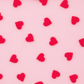NOVELTY INTIMATES LACE UP BIKINI | PINK HEART PRINT