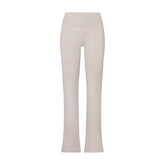 COTTON JERSEY FOLDOVER PANT | HEATHER OATMEAL