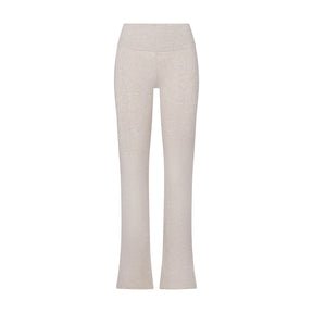 COTTON JERSEY FOLDOVER PANT | HEATHER OATMEAL