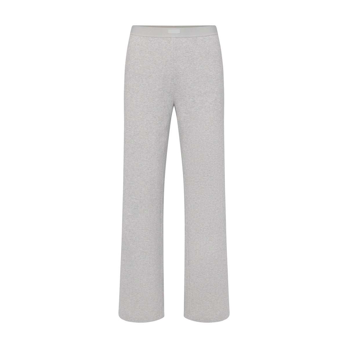 COTTON RIB PANT | LIGHT HEATHER GREY