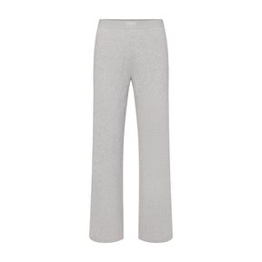 COTTON RIB PANT | LIGHT HEATHER GREY
