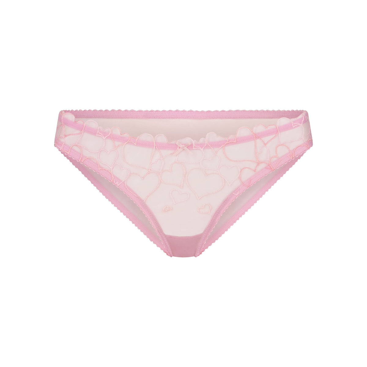 EMBROIDERED TULLE BIKINI | BUBBLE GUM
