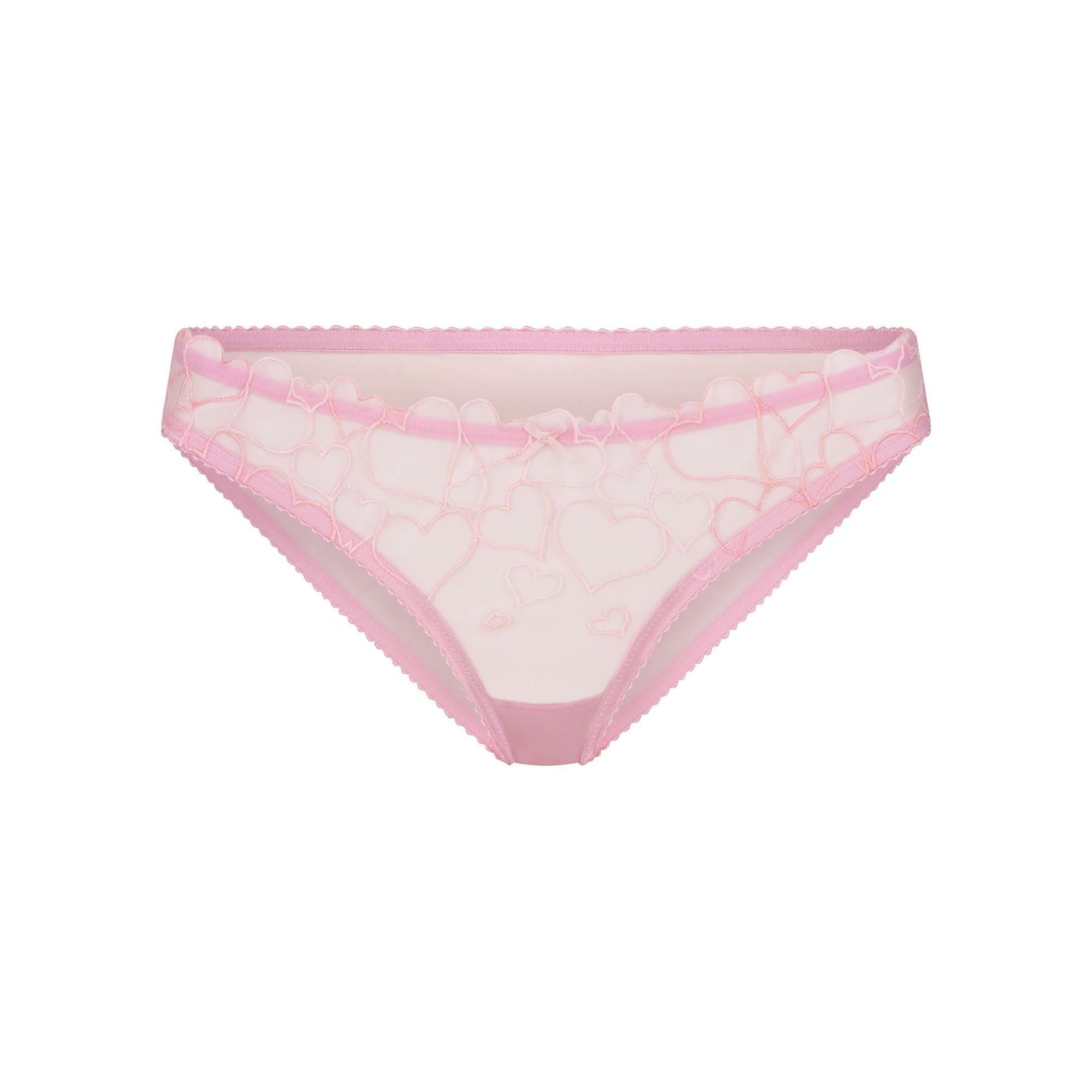 EMBROIDERED TULLE BIKINI | BUBBLE GUM