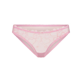 EMBROIDERED TULLE BIKINI | BUBBLE GUM
