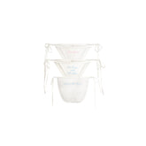 NOVELTY INTIMATES EMBROIDERED BIKINI 3-PACK | MARBLE