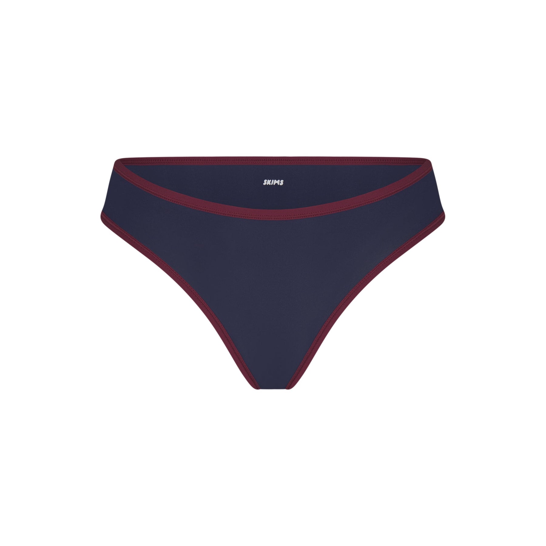 FITS EVERYBODY CONTRAST TRIM CHEEKY BRIEF | NAVY