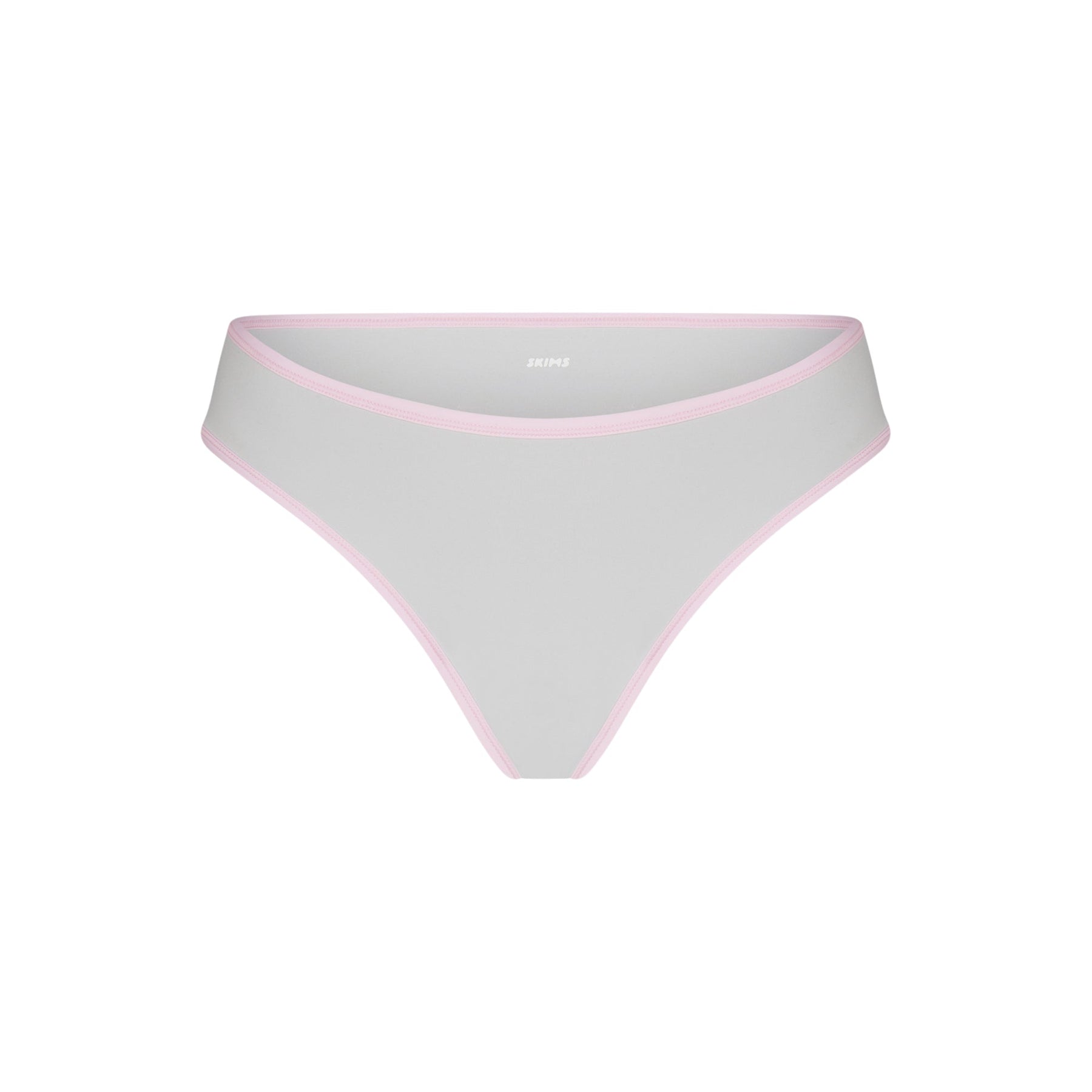 FITS EVERYBODY CONTRAST TRIM CHEEKY BRIEF | PLATINUM