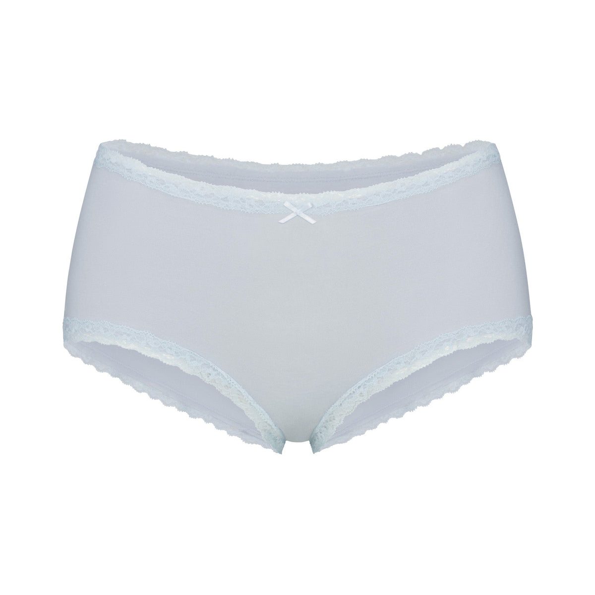 LIGHTWEIGHT COTTON LACE BOY SHORT | ZEN BLUE