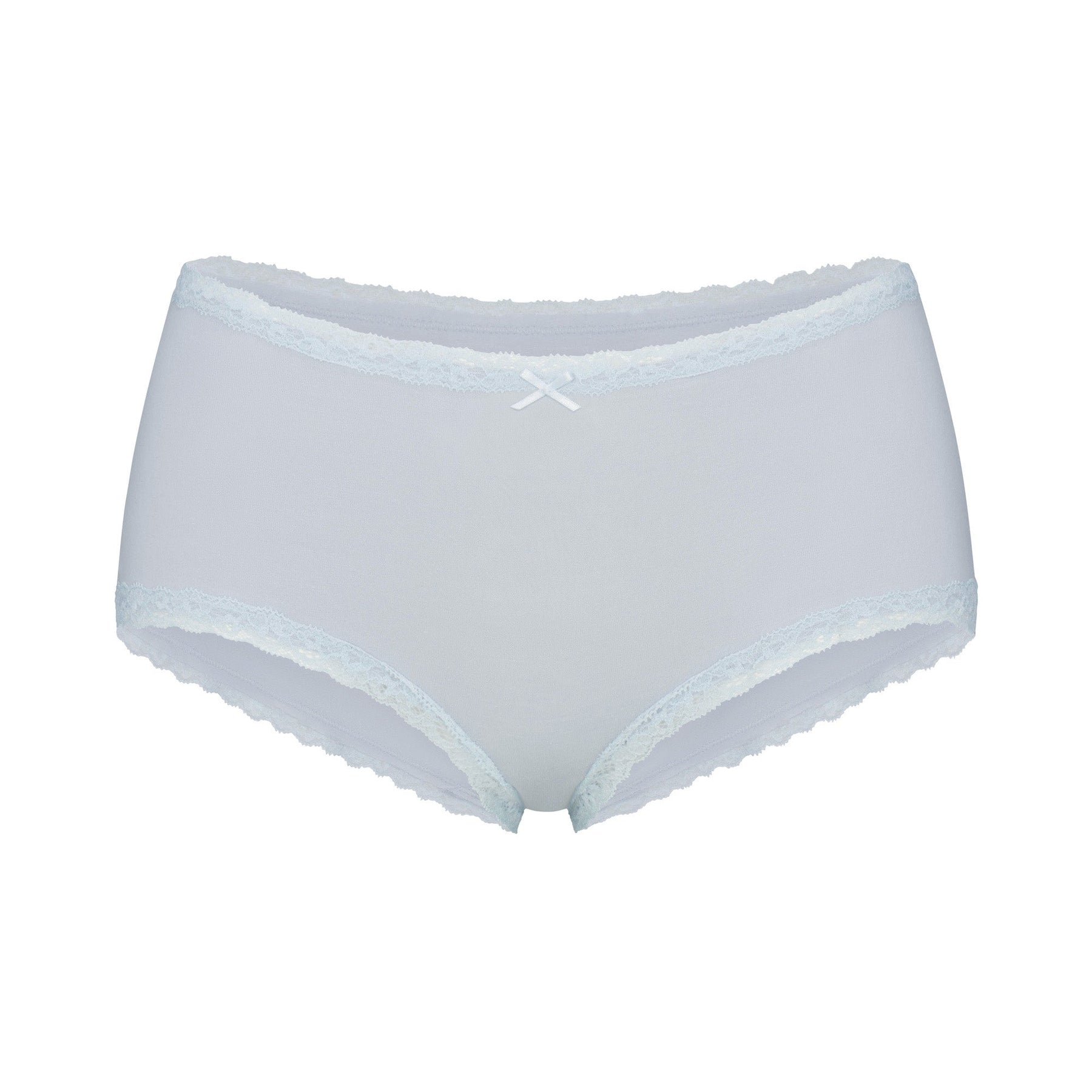 LIGHTWEIGHT COTTON LACE BOY SHORT | ZEN BLUE