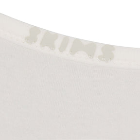 COTTON LOGO HIGH LEG BIKINI | MARBLE