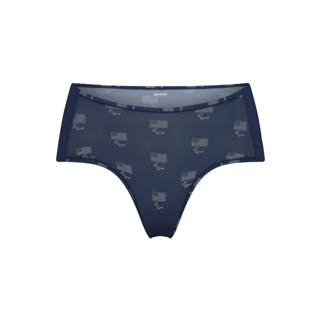 SKIMS FOR TEAM USA FITS EVERYBODY ADAPTIVE PARALYMPIC BOY SHORT | NAVY