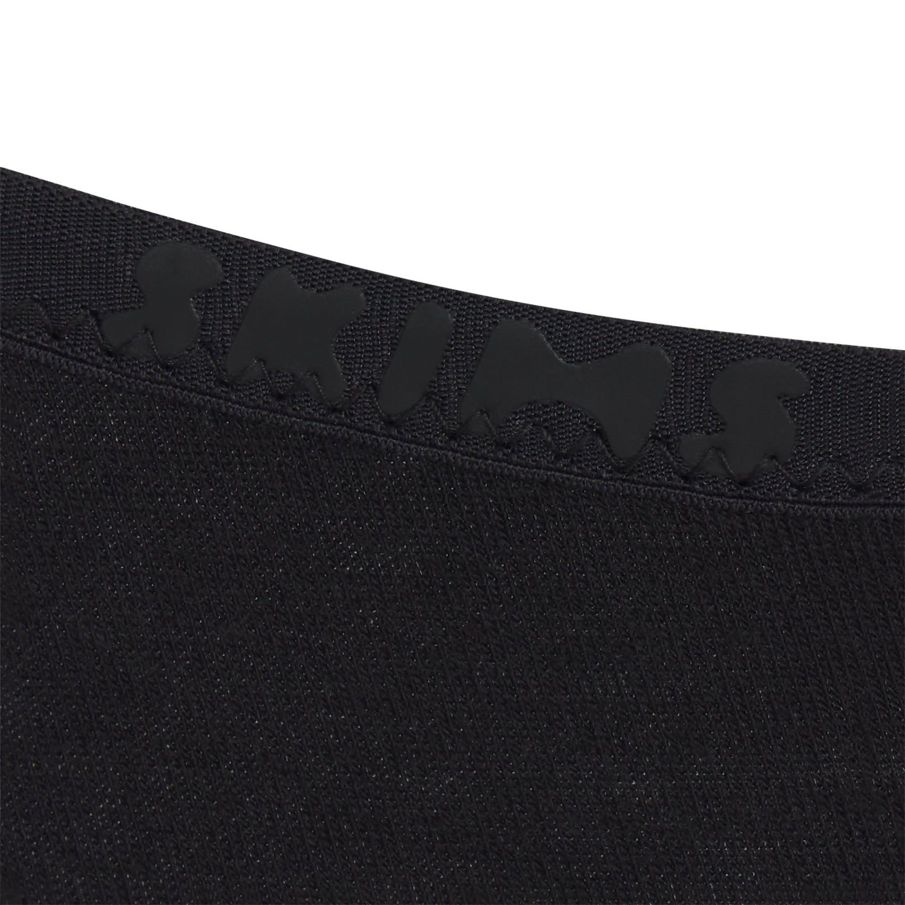 COTTON LOGO DIPPED THONG | SOOT