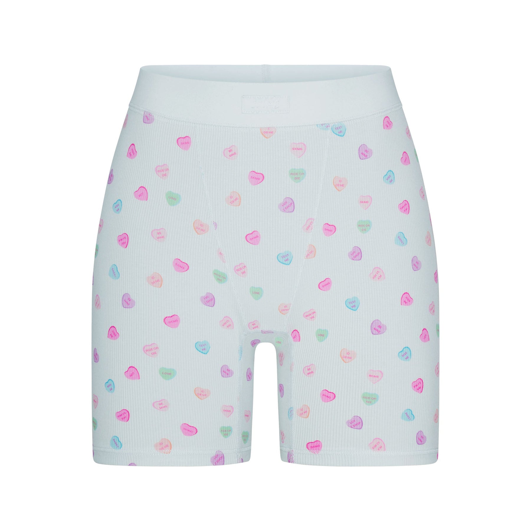 SOFT LOUNGE BOXER | CLOUD CANDY HEART PRINT