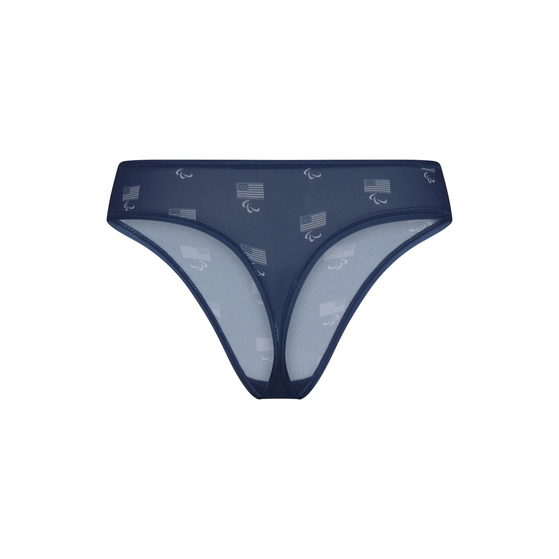 SKIMS FOR TEAM USA FITS EVERYBODY ADAPTIVE PARALYMPIC THONG | NAVY